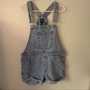 Light-wash overalls